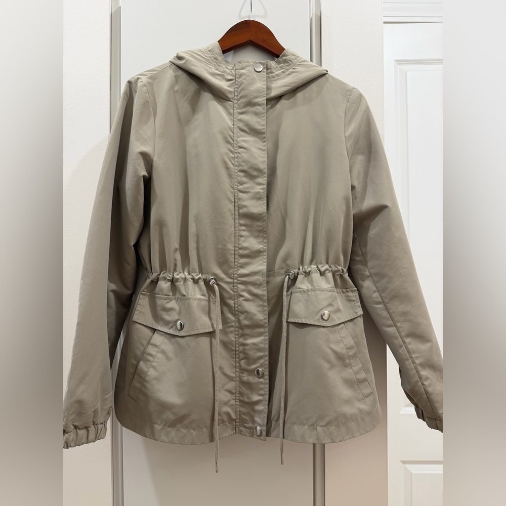 Vero Moda Khaki Utility Hooded Jacket